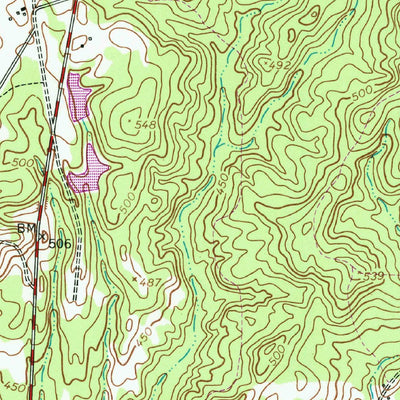 United States Geological Survey Geneva, GA (1955, 24000-Scale) digital map
