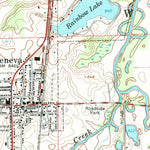 United States Geological Survey Geneva, IN (1962, 24000-Scale) digital map