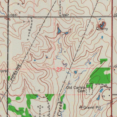 United States Geological Survey Geneva, KS (1966, 24000-Scale) digital map