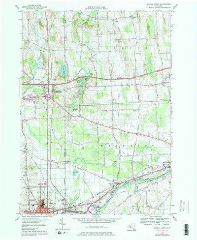 United States Geological Survey Geneva North, NY (1953, 24000-Scale) digital map