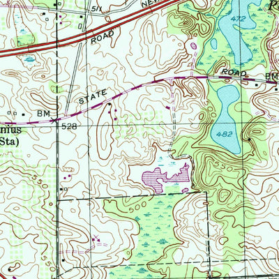 United States Geological Survey Geneva North, NY (1953, 24000-Scale) digital map