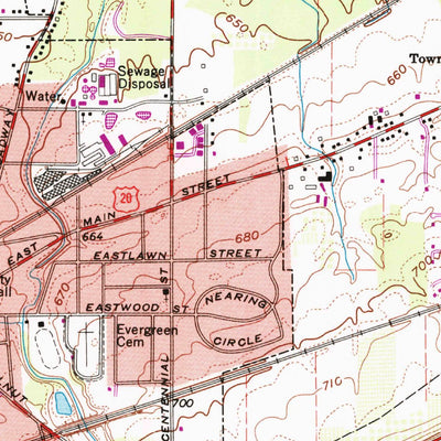 United States Geological Survey Geneva, OH (1960, 24000-Scale) digital map