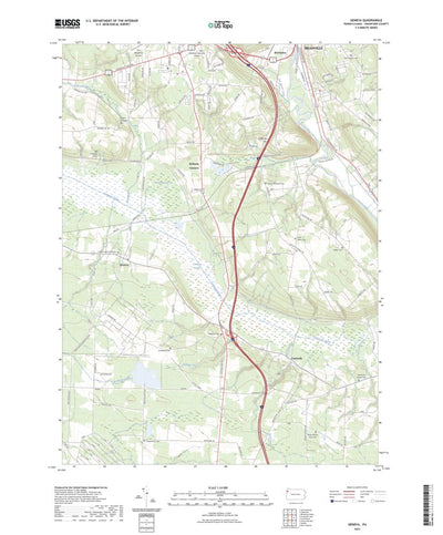 United States Geological Survey Geneva, PA (2023, 24000-Scale) digital map