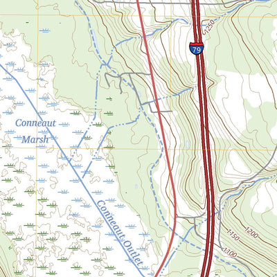 United States Geological Survey Geneva, PA (2023, 24000-Scale) digital map