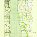 United States Geological Survey Geneva South, NY (1943, 31680-Scale) digital map