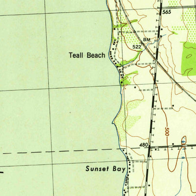 United States Geological Survey Geneva South, NY (1943, 31680-Scale) digital map
