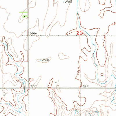 United States Geological Survey Geneva SW, NE (1969, 24000-Scale) digital map