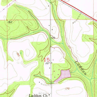 United States Geological Survey Geneva West, AL (1957, 24000-Scale) digital map