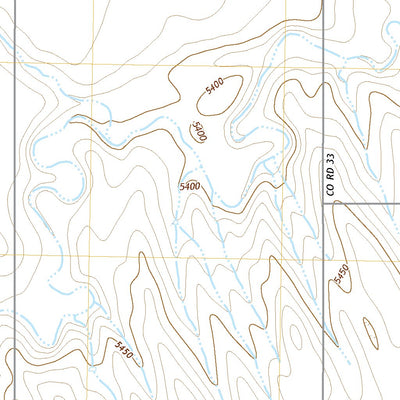 United States Geological Survey Genoa East, CO (2022, 24000-Scale) digital map