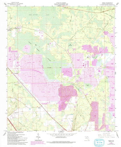 United States Geological Survey Genoa, FL (1962, 24000-Scale) digital map