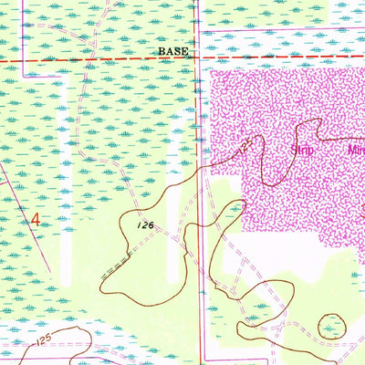 United States Geological Survey Genoa, FL (1962, 24000-Scale) digital map