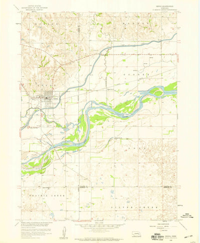 United States Geological Survey Genoa, NE (1958, 24000-Scale) digital map