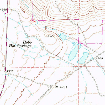 United States Geological Survey Genoa, NV (1968, 24000-Scale) digital map