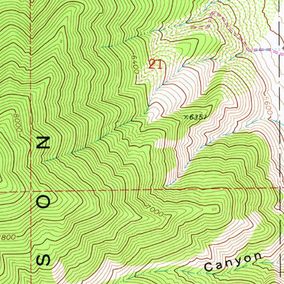 United States Geological Survey Genoa, NV (1968, 24000-Scale) digital map