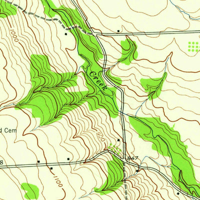 United States Geological Survey Genoa, NY (1942, 24000-Scale) digital map