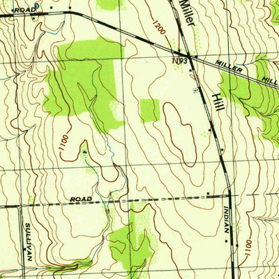 United States Geological Survey Genoa, NY (1943, 31680-Scale) digital map