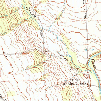 United States Geological Survey Genoa, NY (1970, 24000-Scale) digital map