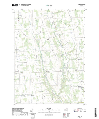 United States Geological Survey Genoa, NY (2023, 24000-Scale) digital map
