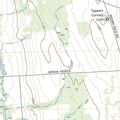United States Geological Survey Genoa, NY (2023, 24000-Scale) digital map
