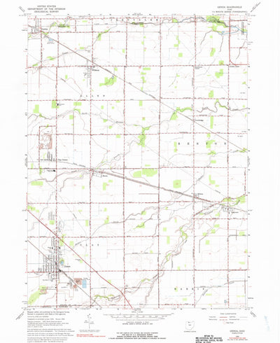 United States Geological Survey Genoa, OH (1966, 24000-Scale) digital map