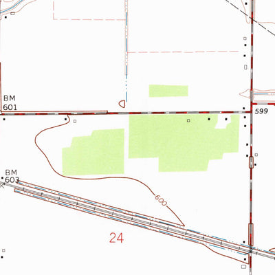 United States Geological Survey Genoa, OH (1966, 24000-Scale) digital map