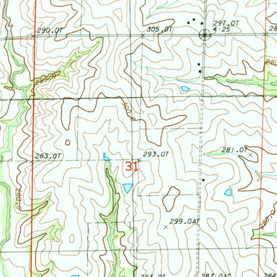 United States Geological Survey Gentry, MO (1984, 24000-Scale) digital map