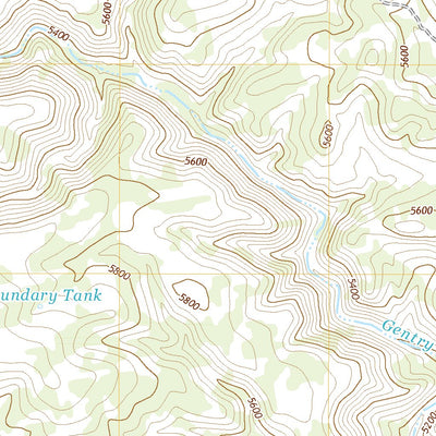 United States Geological Survey Gentry Mountain, AZ (2021, 24000-Scale) digital map