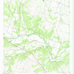 United States Geological Survey Gentrys Mill, TX (1956, 24000-Scale) digital map