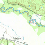 United States Geological Survey Gentrys Mill, TX (1956, 24000-Scale) digital map