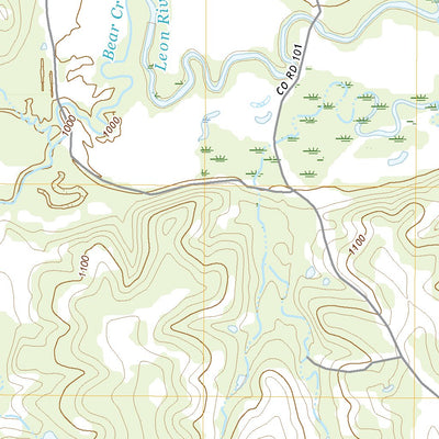 United States Geological Survey Gentrys Mill, TX (2022, 24000-Scale) digital map