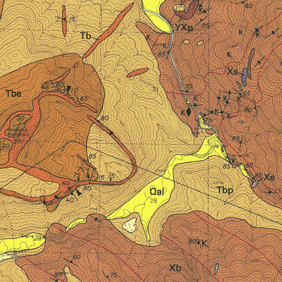 United States Geological Survey Geologic map of the northernmost Gore Range and southernmost Northern Park Range, Grand, Jackson digital map