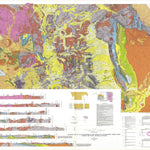 United States Geological Survey Geologic map of the northernmost Park Range and southernmost Sierra Madre, Jackson and Routt Countie digital map