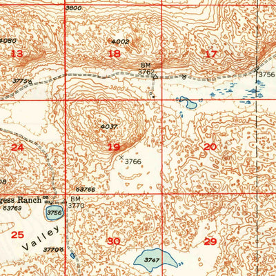 United States Geological Survey George Lake, NE (1950, 62500-Scale) digital map
