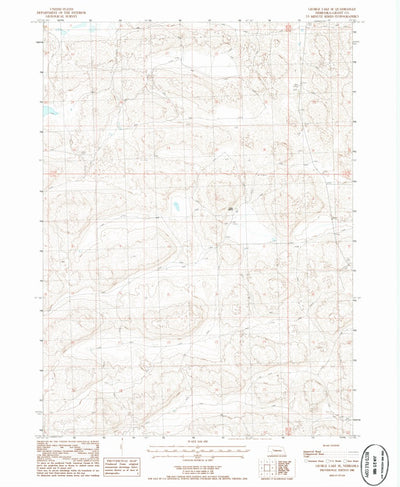 United States Geological Survey George Lake SE, NE (1986, 24000-Scale) digital map
