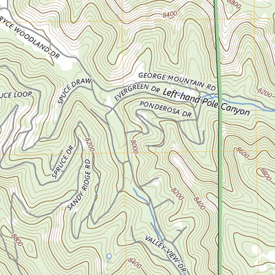 United States Geological Survey George Mountain, UT (2023, 24000-Scale) digital map