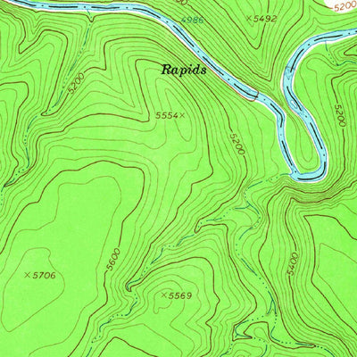 United States Geological Survey Georges Butte, AZ (1966, 24000-Scale) digital map