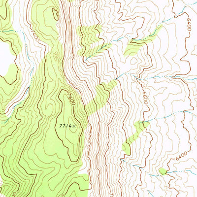 United States Geological Survey Georges Canyon Rim, NV (1971, 24000-Scale) digital map