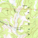 United States Geological Survey Georges Canyon Rim, NV (1971, 24000-Scale) digital map