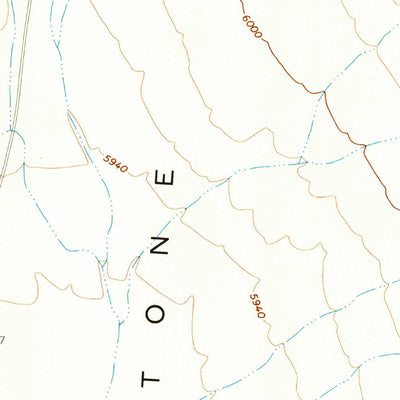 United States Geological Survey Georges Canyon Rim SE, NV (1971, 24000-Scale) digital map