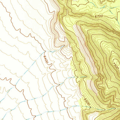 United States Geological Survey Georges Canyon Rim SE, NV (1971, 24000-Scale) digital map