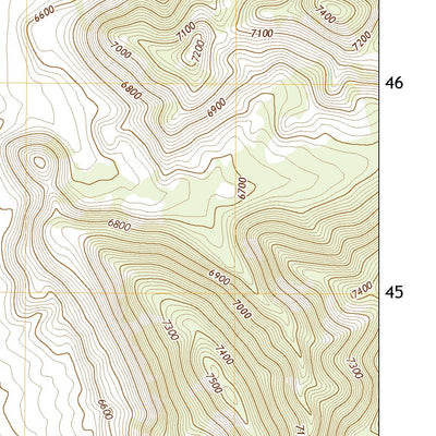 United States Geological Survey Georges Canyon Rim SE, NV (2021, 24000-Scale) digital map
