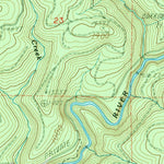 United States Geological Survey Georges Peak, WA (1985, 24000-Scale) digital map