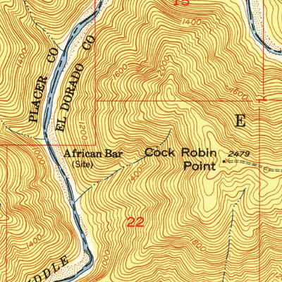 United States Geological Survey Georgetown, CA (1950, 24000-Scale) digital map