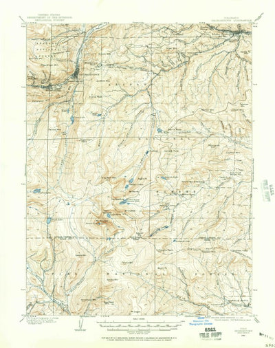 United States Geological Survey Georgetown, CO (1903, 62500-Scale) digital map