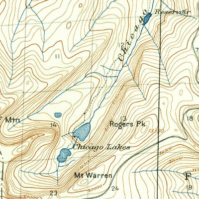 United States Geological Survey Georgetown, CO (1903, 62500-Scale) digital map
