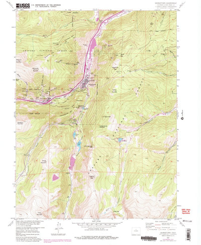 United States Geological Survey Georgetown, CO (1957, 24000-Scale) digital map