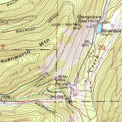 United States Geological Survey Georgetown, CO (1957, 24000-Scale) digital map
