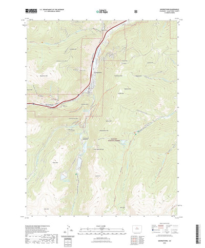 United States Geological Survey Georgetown, CO (2022, 24000-Scale) digital map
