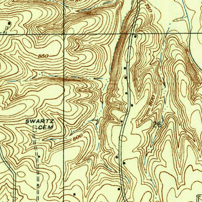 United States Geological Survey Georgetown, IN (1939, 24000-Scale) digital map