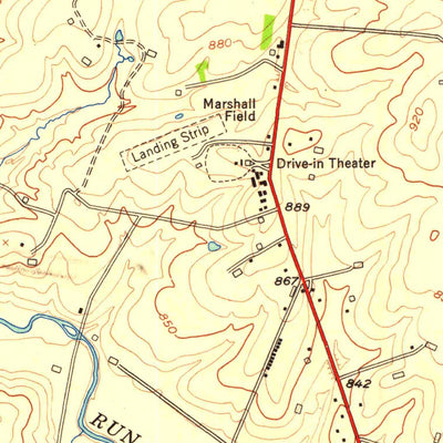 United States Geological Survey Georgetown, KY (1954, 24000-Scale) digital map